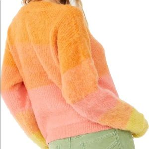 NWT Free People Autumn Sky Stripe Sweater